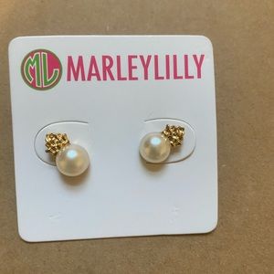Marley Lilly Pineapple Pearl Earrings